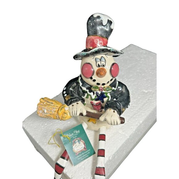 01' BLUE SKY CLAYWORKS Goldminc MR Snowman Christmas - SUPER RARE - Original Box - Picture 4 of 14